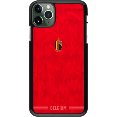 iPhone 11 Pro Max Case Hülle - Belgien 2026 personalisierbares Fussballtrikot