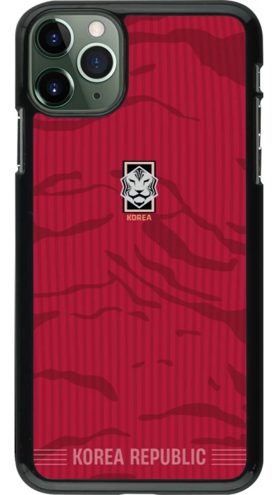 iPhone 11 Pro Max Case Hülle - Südkorea 2026 personalisierbares Fussballtrikot