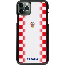 iPhone 11 Pro Max Case Hülle - Kroatien 2026 personalisierbares Fussballtrikot
