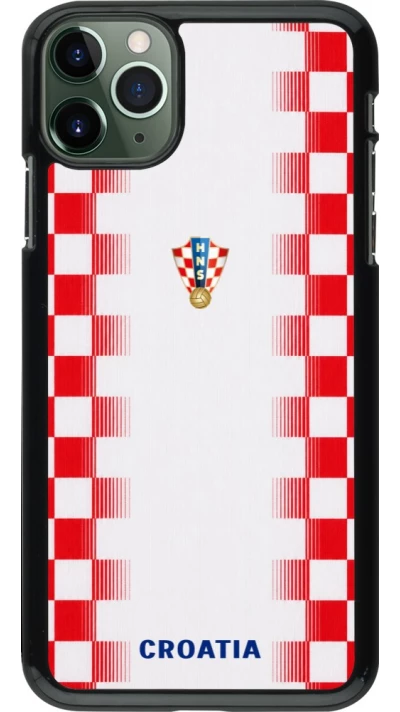iPhone 11 Pro Max Case Hülle - Kroatien 2026 personalisierbares Fussballtrikot