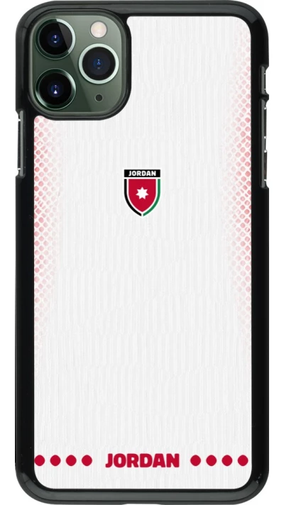 iPhone 11 Pro Max Case Hülle - Jordanien 2026 personalisierbares Fussballtrikot