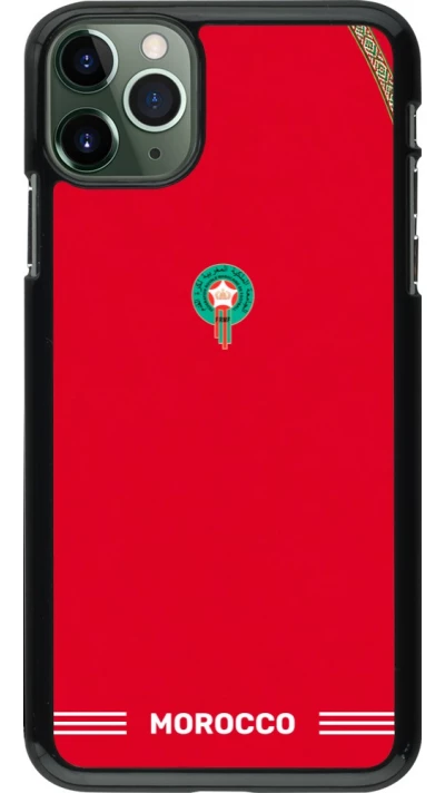 iPhone 11 Pro Max Case Hülle - Marokko 2026 personalisierbares Fussballtrikot
