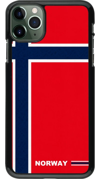 iPhone 11 Pro Max Case Hülle - Norwegen 2026 personalisierbares Fussballtrikot