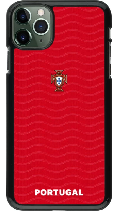 iPhone 11 Pro Max Case Hülle - Portugal 2026 personalisierbares Fussballtrikot