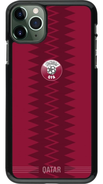 iPhone 11 Pro Max Case Hülle - Qatar 2026 personalisierbares Fussballtrikot