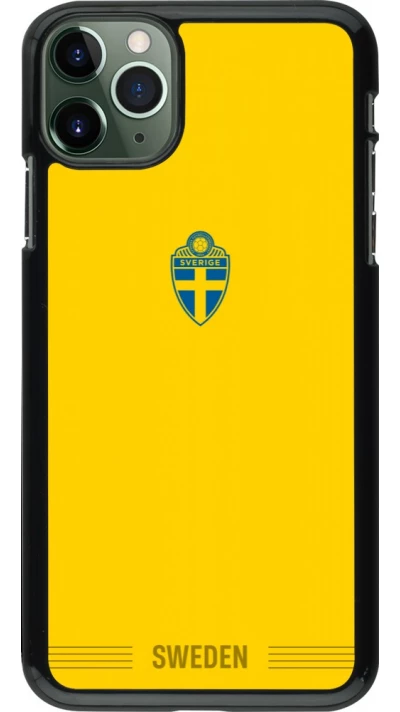iPhone 11 Pro Max Case Hülle - Schweden 2026 personalisierbares Fussballtrikot