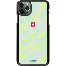 iPhone 11 Pro Max Case Hülle - Schweiz Away 2026 personalisierbares Fussballtrikot