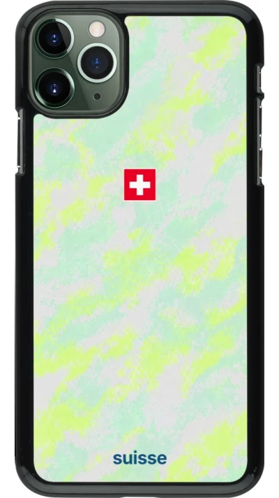 iPhone 11 Pro Max Case Hülle - Schweiz Away 2026 personalisierbares Fussballtrikot