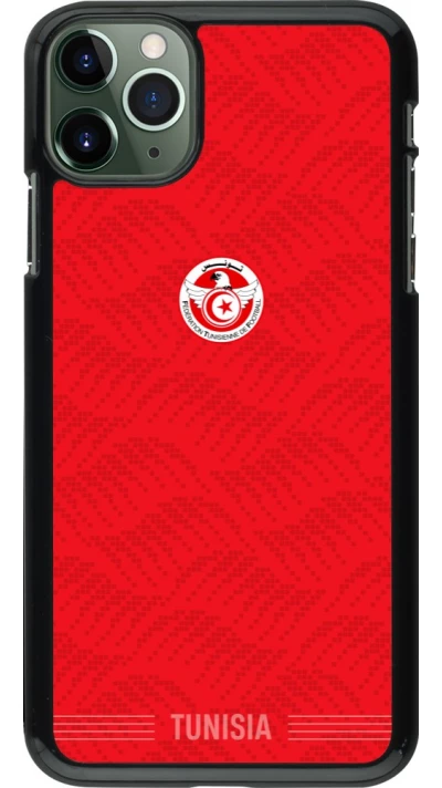 iPhone 11 Pro Max Case Hülle - Tunesien 2026 personalisierbares Fussballtrikot