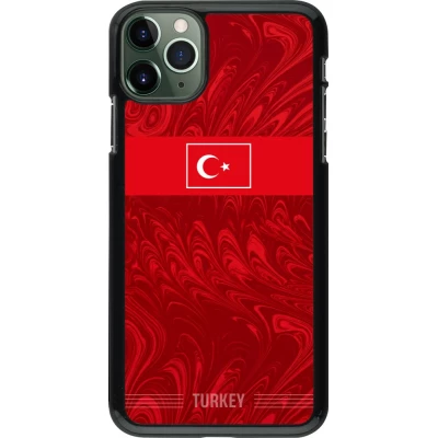 iPhone 11 Pro Max Case Hülle - Türkei 2026 personalisierbares Fussballtrikot