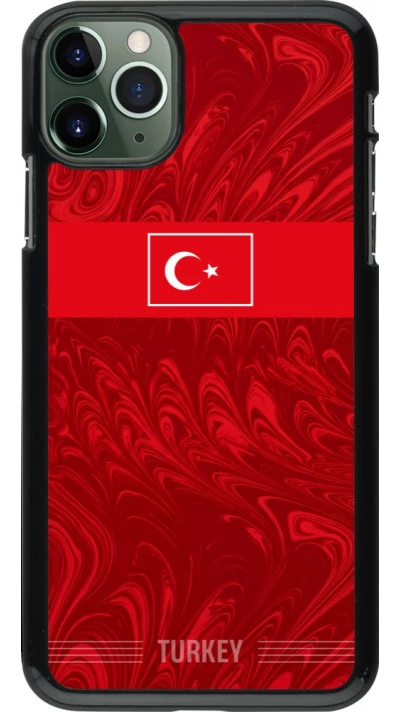 iPhone 11 Pro Max Case Hülle - Türkei 2026 personalisierbares Fussballtrikot