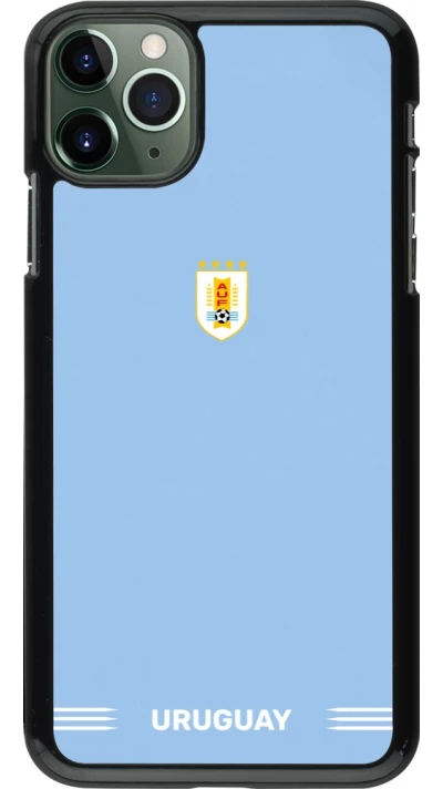 iPhone 11 Pro Max Case Hülle - Uruguay 2026 personalisierbares Fussballtrikot