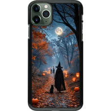 iPhone 11 Pro Max Case Hülle - Halloween 2026 Witch with a cat
