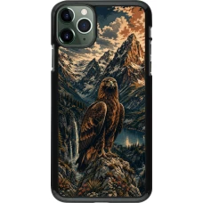 Coque iPhone 11 Pro Max - Linocut Aigle Royal