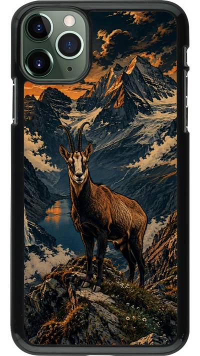 Coque iPhone 11 Pro Max - Linocut Chamois