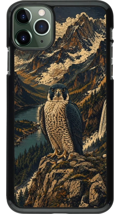 Coque iPhone 11 Pro Max - Linocut Faucun pèlerin