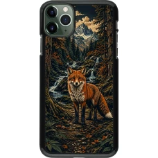 Coque iPhone 11 Pro Max - Linocut Renard