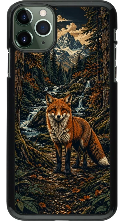 Coque iPhone 11 Pro Max - Linocut Renard