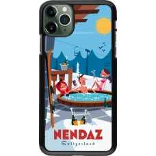 iPhone 11 Pro Max Case Hülle - Nendaz Mountain Jacuzzi