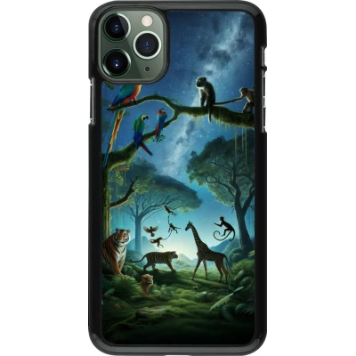 Coque iPhone 11 Pro Max - Paradis des animaux exotiques