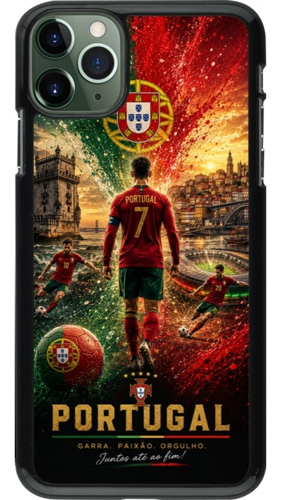iPhone 11 Pro Max Case Hülle - Fussball Portugal splash 2026
