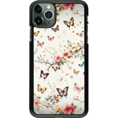 Coque iPhone 11 Pro Max - Spring 25 Papillons Légers