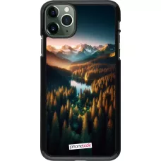 iPhone 11 Pro Max Case Hülle - Sonnenuntergang Waldsee