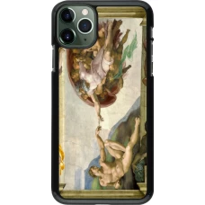 Coque iPhone 11 Pro Max - Tableau art - La Création d’Adam - Michel-Ange