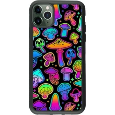 iPhone 11 Pro Max Case Hülle - Silikon schwarz Autumn 2024 magic mushrooms