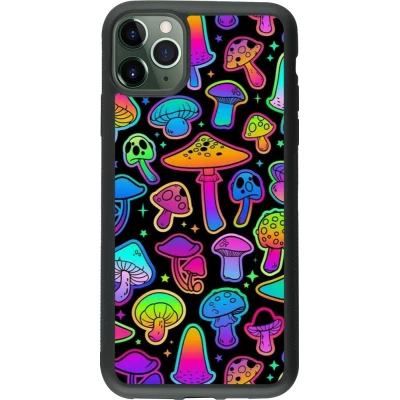 iPhone 11 Pro Max Case Hülle - Silikon schwarz Autumn 2024 magic mushrooms