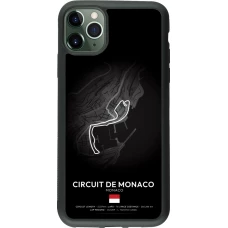 Coque iPhone 11 Pro Max - Silicone rigide noir F1 Track 2025 Monaco