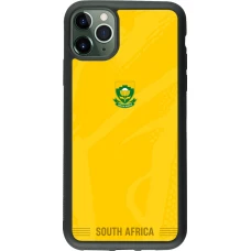 iPhone 11 Pro Max Case Hülle - Silikon schwarz Südafrika 2026 personalisierbares Fussballtrikot