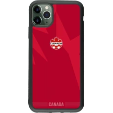 iPhone 11 Pro Max Case Hülle - Silikon schwarz Kanada 2026 personalisierbares Fussballtrikot