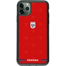 iPhone 11 Pro Max Case Hülle - Silikon schwarz Panama 2026 personalisierbares Fussballtrikot