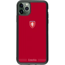 iPhone 11 Pro Max Case Hülle - Silikon schwarz Tschechische Republik 2026 personalisierbares Fussballtrikot
