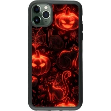 iPhone 11 Pro Max Case Hülle - Silikon schwarz Halloween 2026 Pattern Halloween