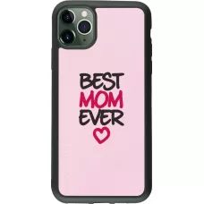 iPhone 11 Pro Max Case Hülle - Silikon schwarz Mom 2023 best Mom ever pink