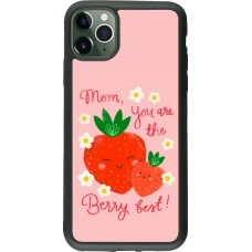 iPhone 11 Pro Max Case Hülle - Silikon schwarz Mom 2026 Berry best