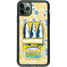 iPhone 11 Pro Max Case Hülle - Silikon schwarz Sardines in oil 2026