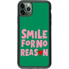 iPhone 11 Pro Max Case Hülle - Silikon schwarz Smile for no reason 2026