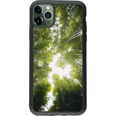 iPhone 11 Pro Max Case Hülle - Silikon schwarz Spring 23 forest blue sky