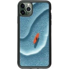 iPhone 11 Pro Max Case Hülle - Silikon schwarz Orange surf Summer 2026
