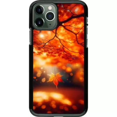 iPhone 11 Pro Case Hülle - Herbst Magisch Orange