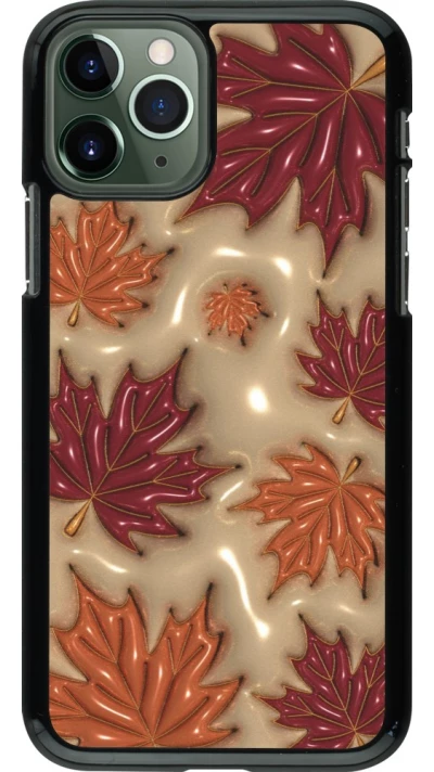 Coque iPhone 11 Pro - Autumn 26 3D leaves
