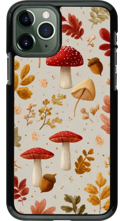 Coque iPhone 11 Pro - Autumn 26 Mushrooms and leaves