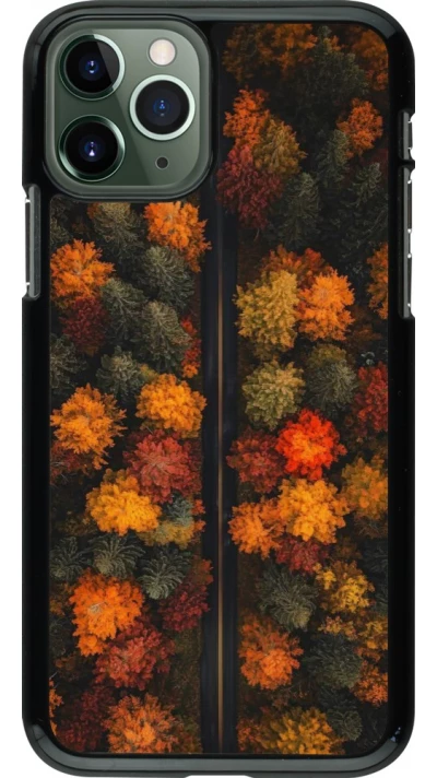 Coque iPhone 11 Pro - Autumn 26 Road in autumn
