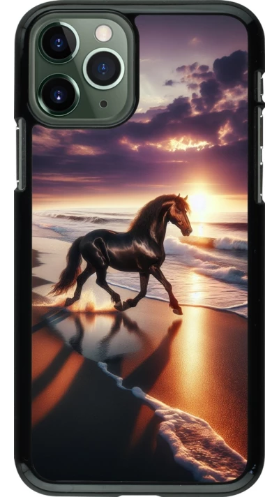 iPhone 11 Pro Case Hülle - Pferd majestätisch Strand