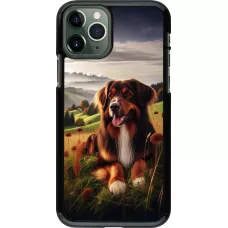 Coque iPhone 11 Pro - Chien Campagne Suisse