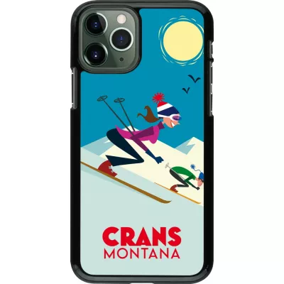 Coque iPhone 11 Pro - Crans-Montana Ski Downhill