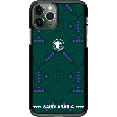 Coque iPhone 11 Pro - Maillot de football Arabie saoudite 2026 personnalisable
